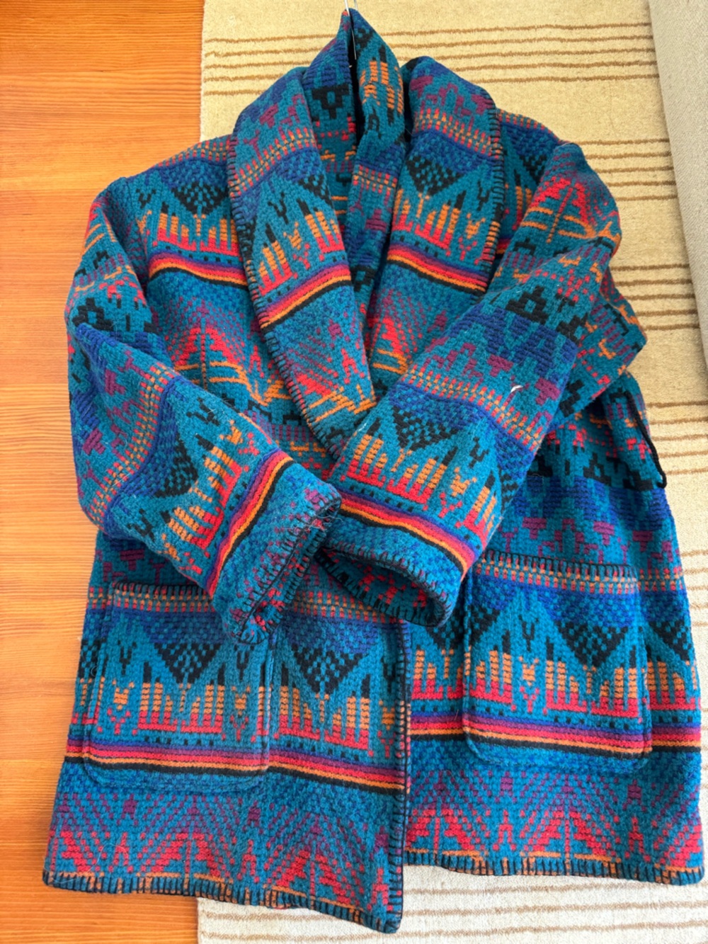 Insane Vintage Blanket Jacket - Picture 3 of 6